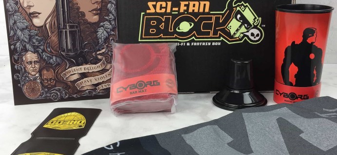 Sci-Fan Block March 2017 Subscription Box Review + Coupon