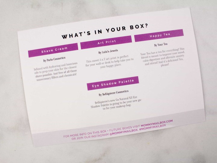 March 2017 Mommy Mailbox Subscription Box Review & Coupon - Hello ...