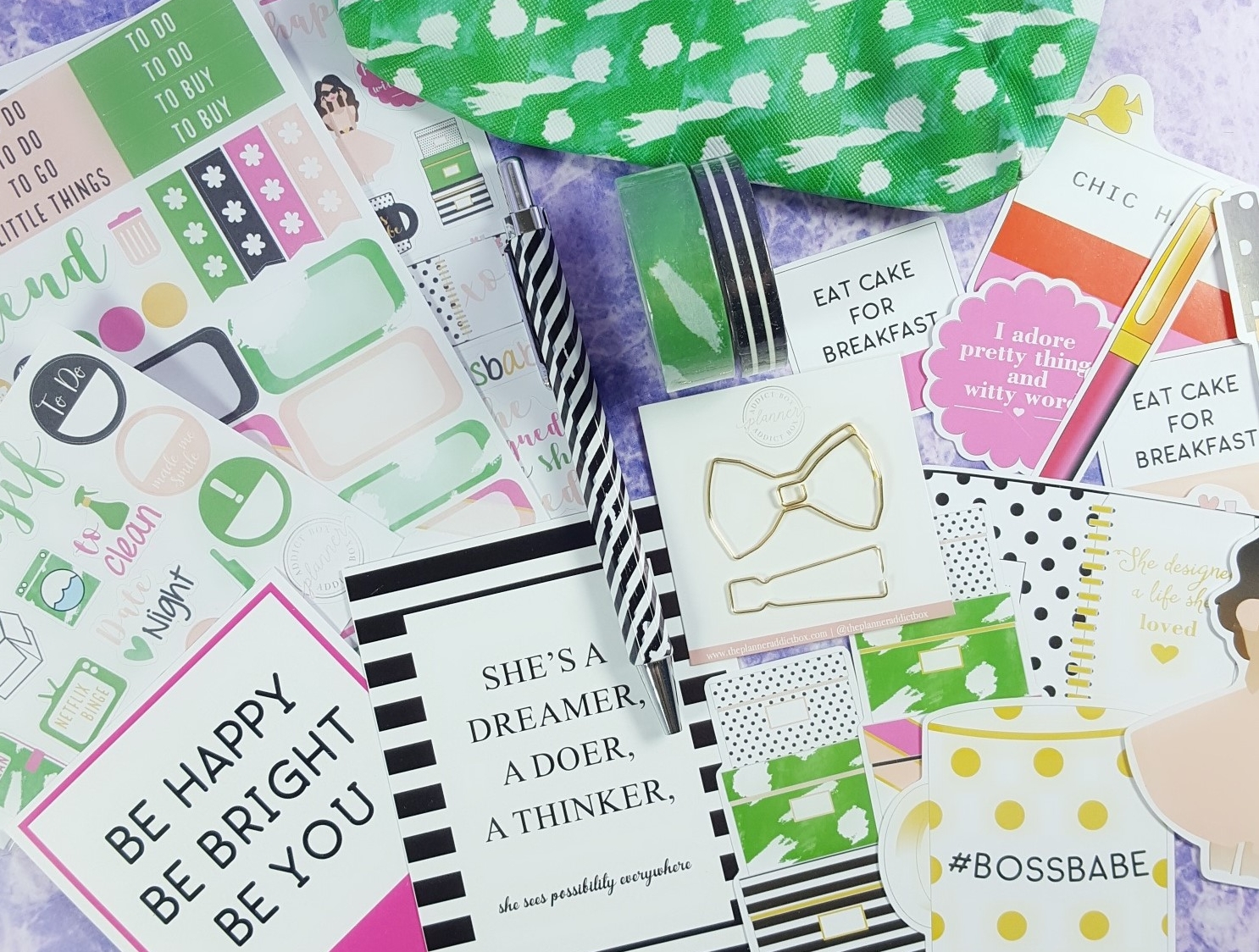 The Planner Addict Box March 2017 Subscription Box Review Hello