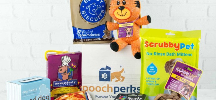 Pooch Perks March 2017 Subscription Box Review + Coupon!