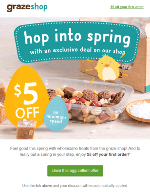 Graze Coupon: $5 OFF Your First Order!