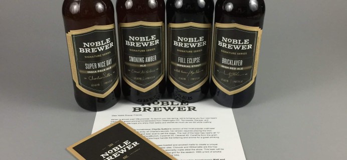 Noble Brewer Subscription Box Review + Coupon – Spring 2017