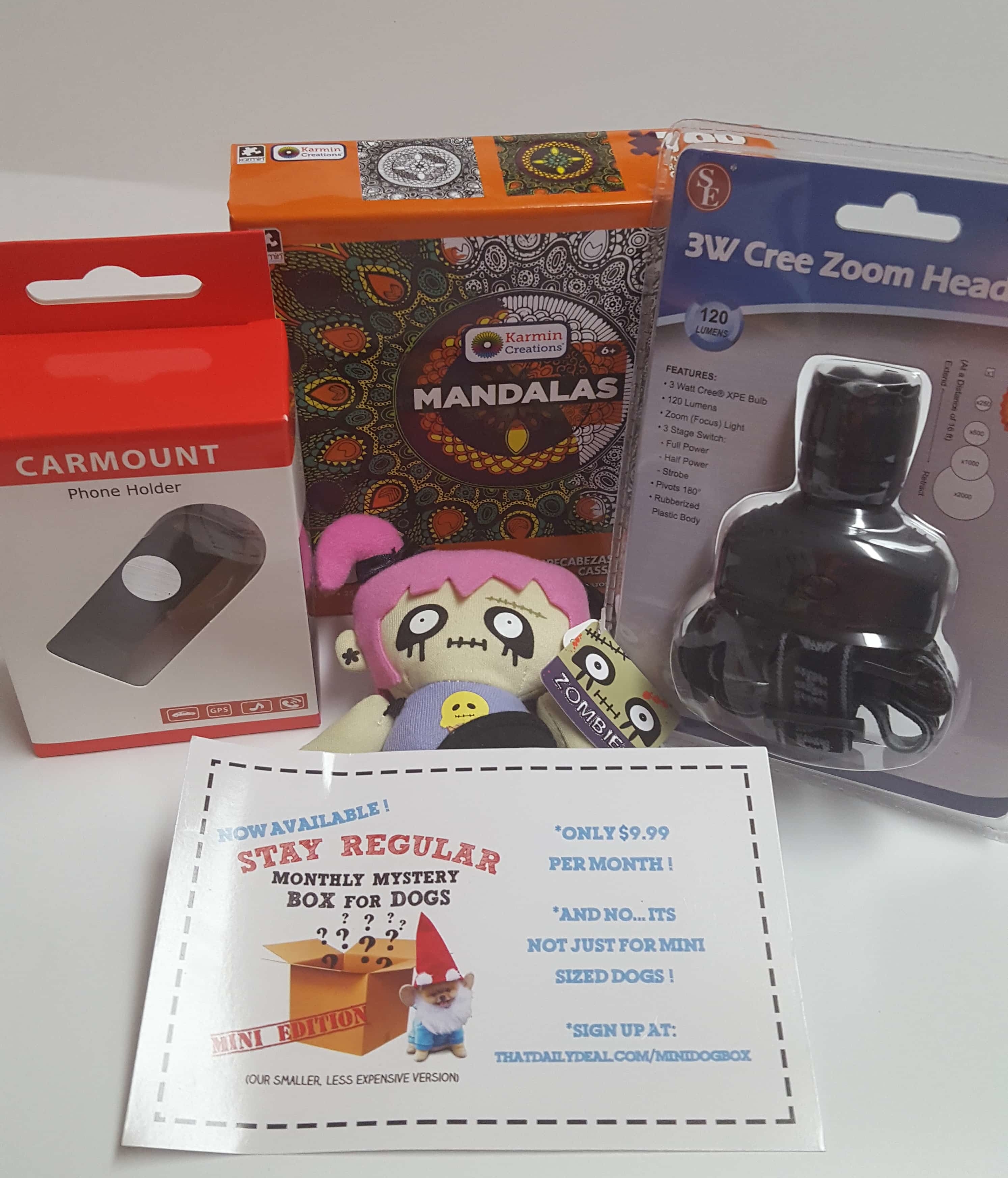 April 2017 Mini Stay Regular Monthly Mystery Box Subscription Box