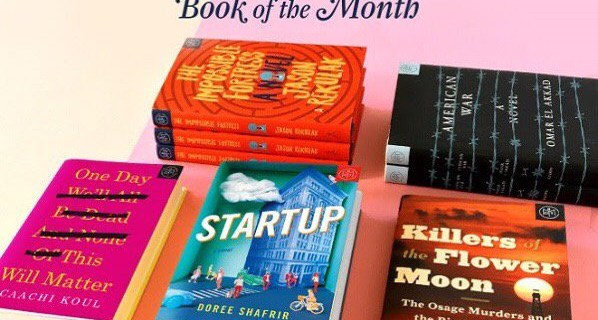 Last Call for April 2017 Book of the Month Selection + First Book $5