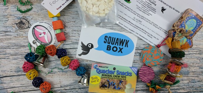Squawk Box Subscription Box Review – March 2017