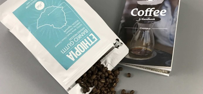 Crema.Co April 2017 Subscription Box Review + Free Coffee Sampler Link!