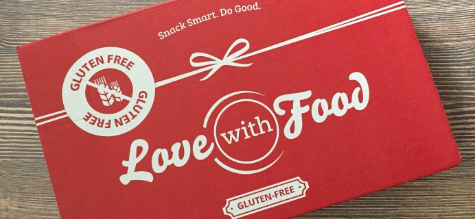 Love With Food Gluten-Free April 2017 Subscription Box Review + Coupon