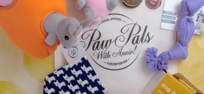 PawPals With Annie! April 2017 Subscription Box Review + Coupon