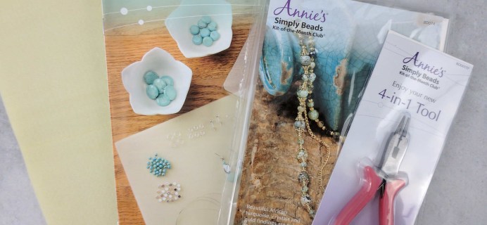 Annie’s Simply Beads Kit-of-the-Month Club March 2017 Subscription Box Review