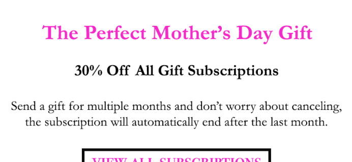 Taste Trunk Mother’s Day Sale: 30% Off Gift Subscriptions!