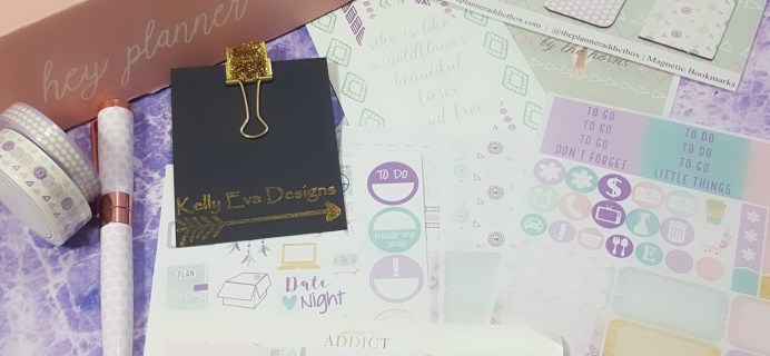 The Planner Addict Box April 2017 Subscription Box Review