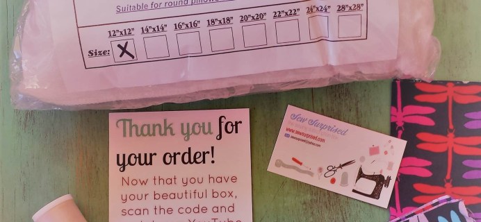 Sew Surprised Subscription Box Review & Coupon – March 2017