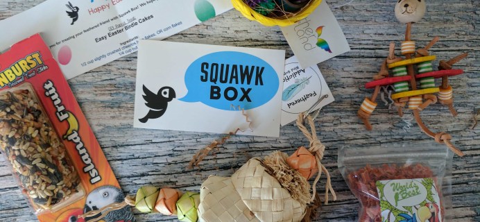 Squawk Box Subscription Box Review – April 2017