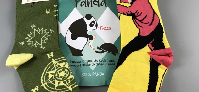 Sock Panda Tween Socks May 2017 Subscription Review + Coupon