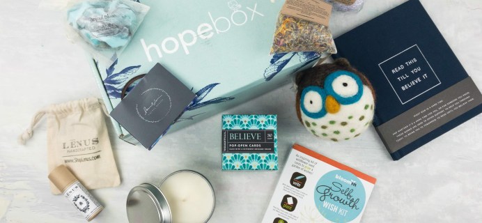 Hopebox May 2017 Subscription Box Review