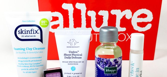 Allure Beauty Box May 2017 Subscription Box Review & Coupon