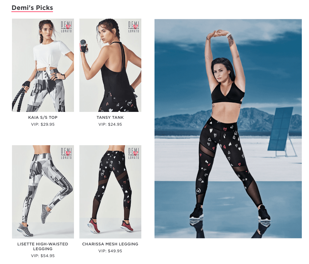 Fabletics - Get ready to pack in some fun. Enter for a chance to meet Demi  Lovato at her hometown Fabletics store, plus a VIP #shopping experience.  Enter (and see rules) here