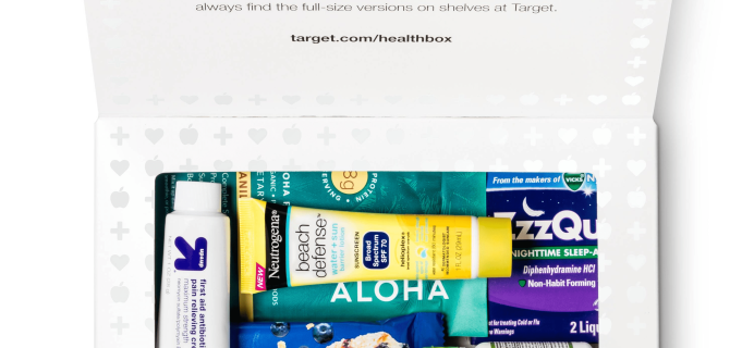 $9.99 Target Health Box Available Now – free with purchase!
