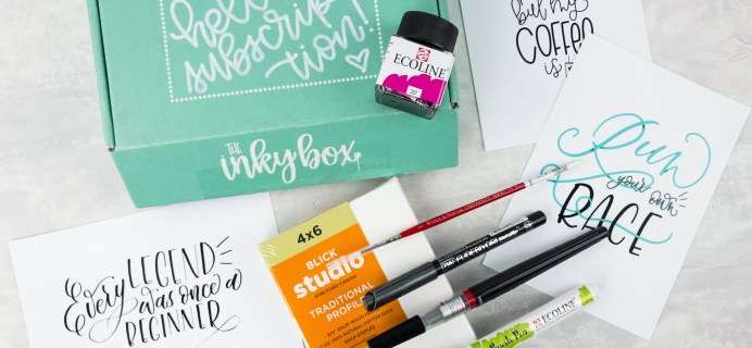The Inky Box May 2017 Subscription Box Review + Coupon!