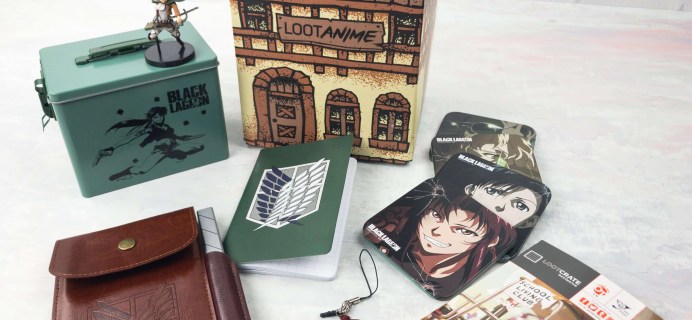Loot Anime April 2017 Subscription Box Review & Coupons – HUMANITY