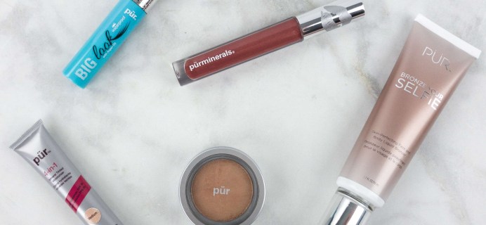 PÜR Cosmetics Mystery Grab Bag June 2017 Review + Coupon – Poolside Glow-Getters