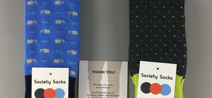 Society Socks June 2017 Subscription Box Review + 50% Off Coupon