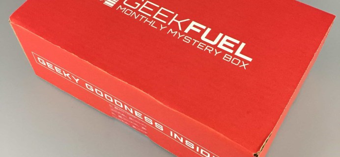Geek Fuel July 2017 Subscription Box Review + Coupon!