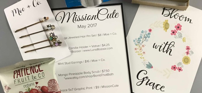 Mission Cute May 2017 Subscription Box Review + Coupon