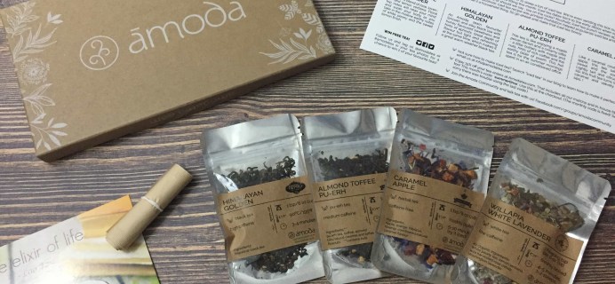 Amoda Tea June 2017 Subscription Box Review + Coupon!