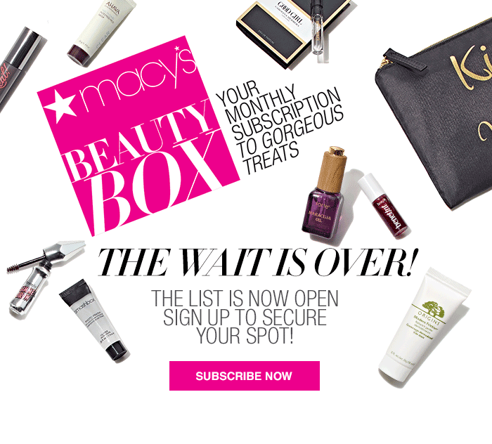 Macy's Beauty Box Available Now! Hello Subscription