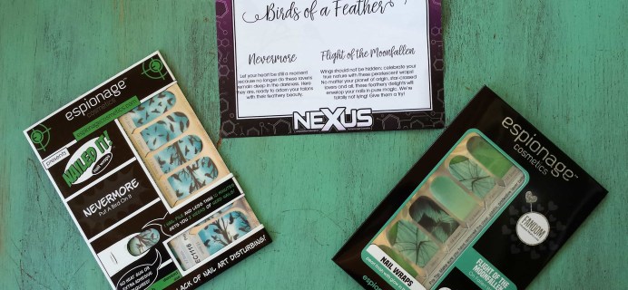 Nexus by Espionage Cosmetics April 2017 Subscription Box Review + Coupon