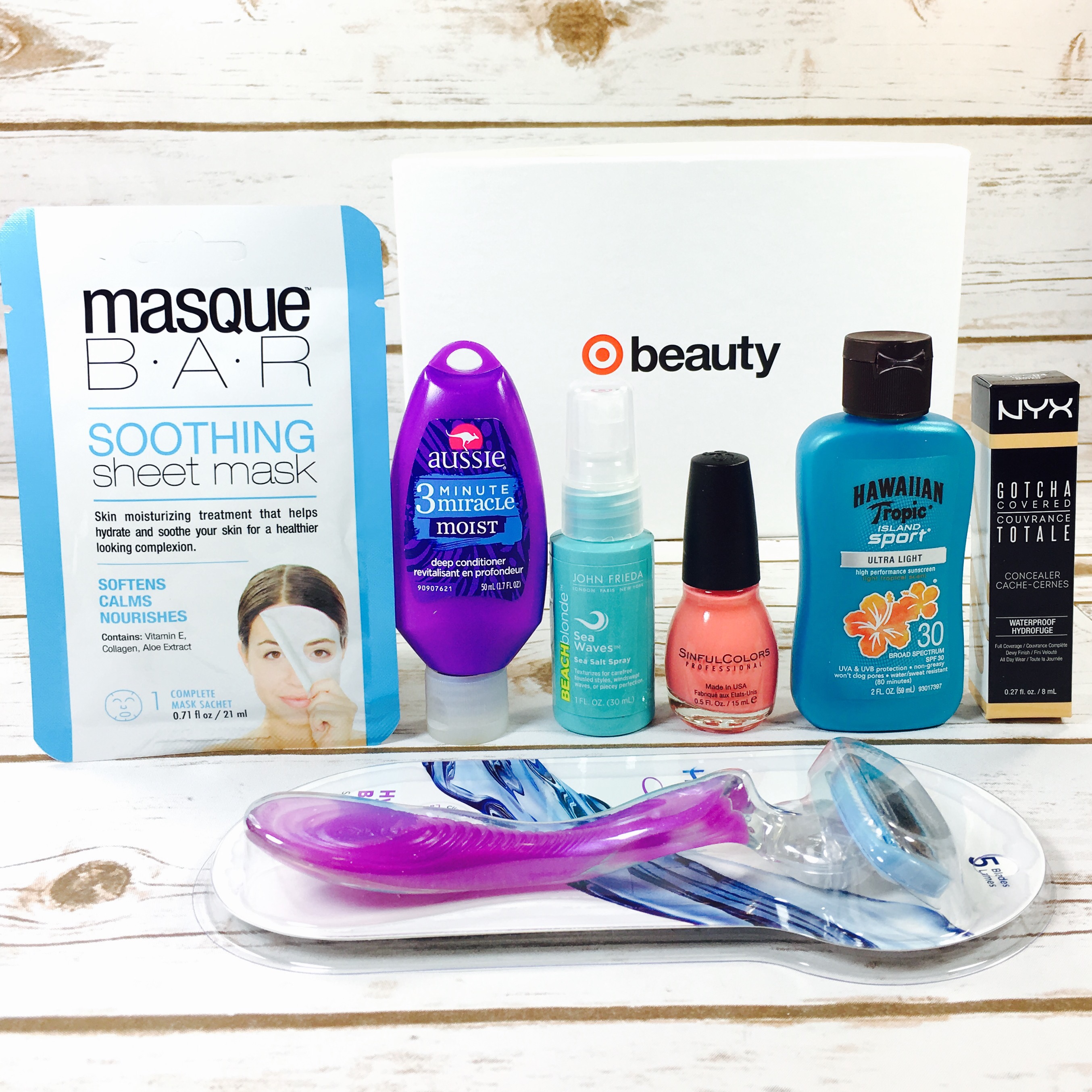 Target beauty box subscription box review june 2017 hello sunshine