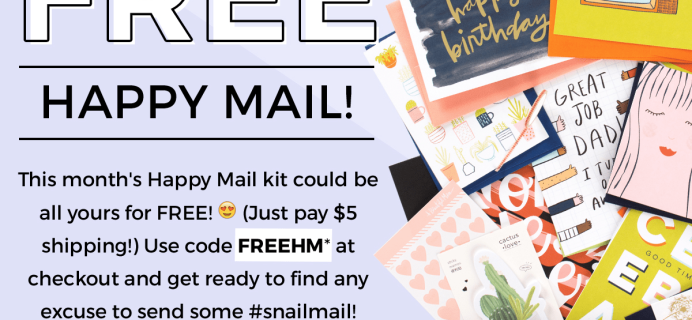 A Beautiful Mess Happy Mail Free May Box Coupon