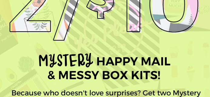 A Beautiful Mess Coupon: 2 for $10 Happy Mail + Messy Box Mystery Kits!