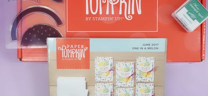 Paper Pumpkin June 2017 Subscription Box Review + Coupon