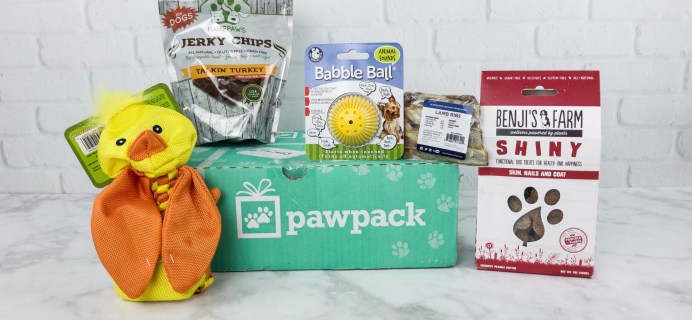 PawPack Dog Subscription Box Review + Coupon – June 2017