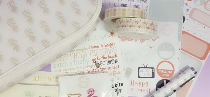 The Planner Addict Box June 2017 Subscription Box Review
