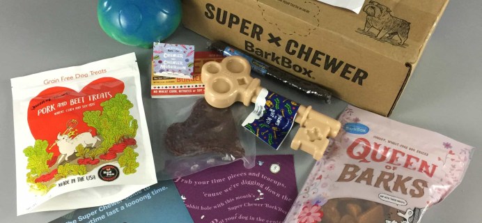 Barkbox July 2017 Subscription Box Review – Super Chewer