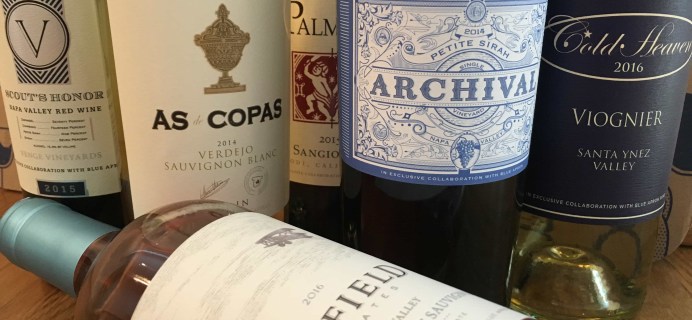 Blue Apron Wine Subscription Box Review – July 2017
