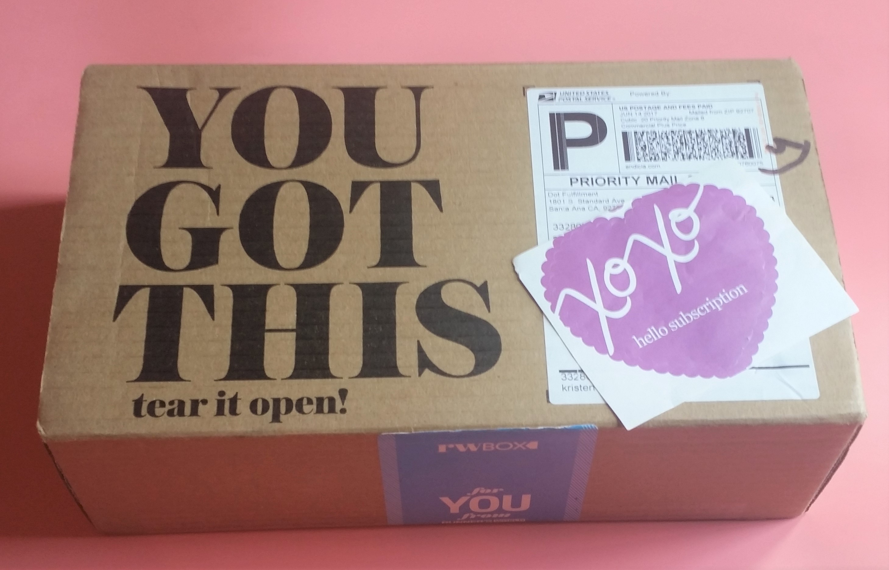 Runner's World Box Subscription Box Review June 2017 Hello Subscription