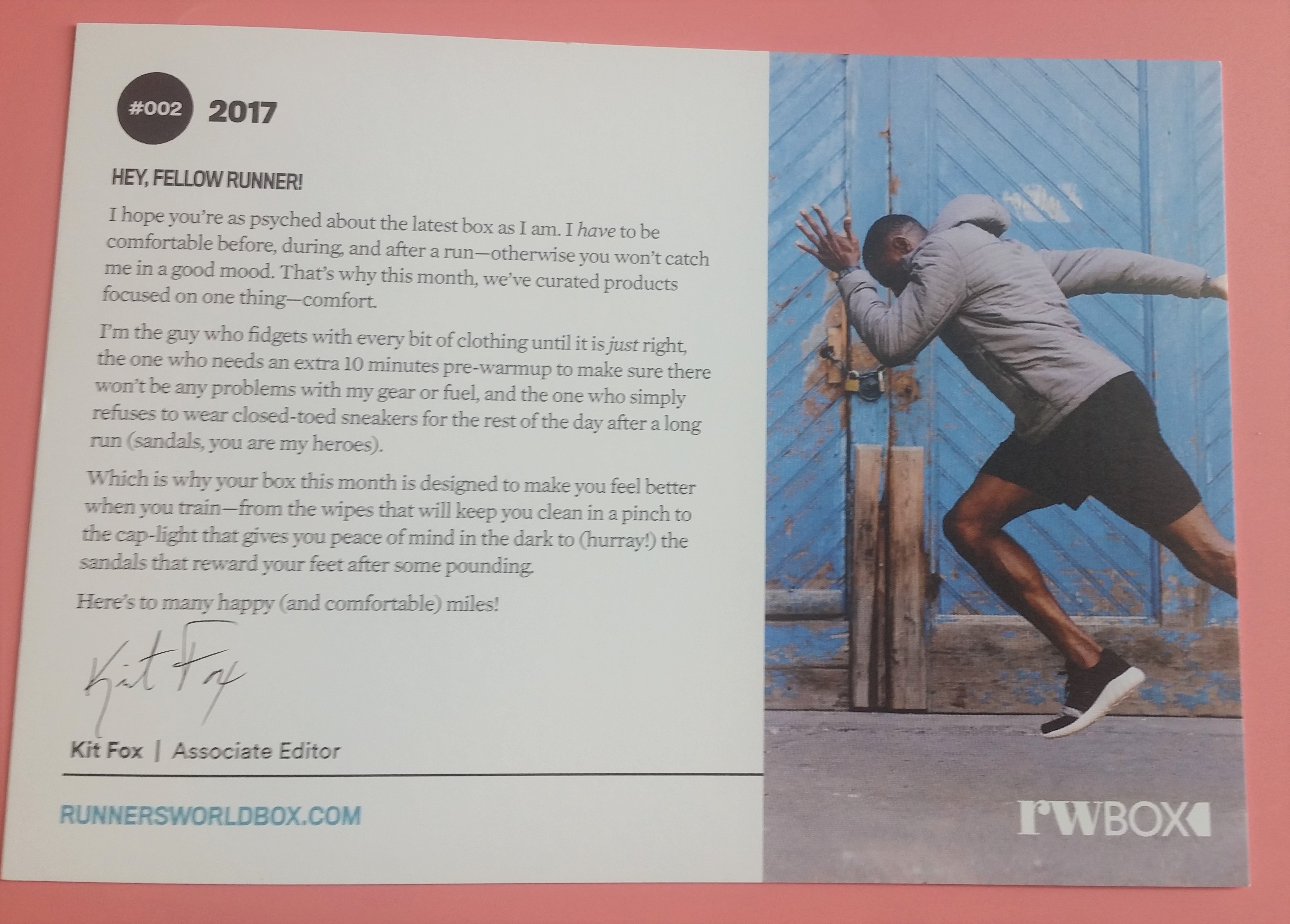 Runner's World Box Subscription Box Review June 2017 Hello Subscription
