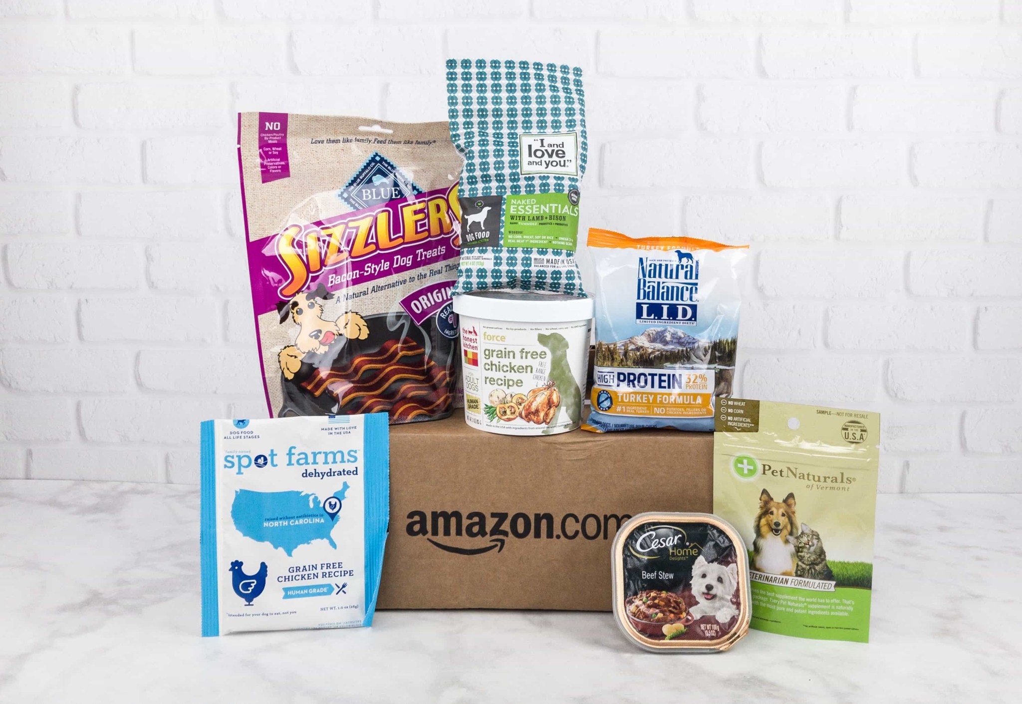 Amazon Prime Sample Box Review - Dog Food and Treats Sample Box - Hello ...