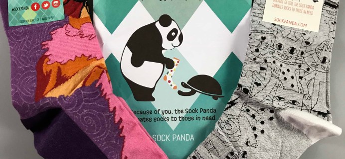 Sock Panda Women Socks July 2017 Subscription Review + Coupon