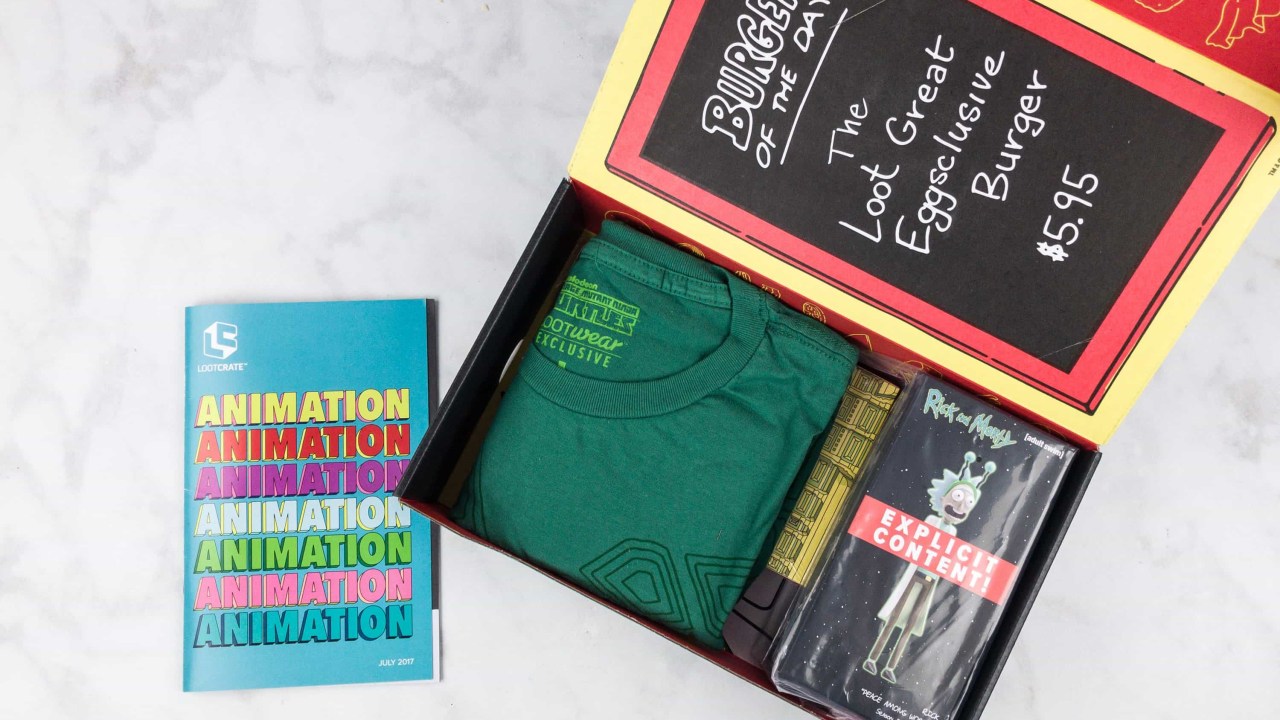 Loot Crate July 2017 Review Coupons Animation Hello Subscription