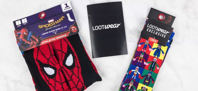 Loot Socks by Loot Crate June 2017 Subscription Box Review & Coupon