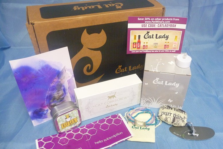 Cat Lady Box July 2017 Subscription Box Review + Coupon Hello Subscription