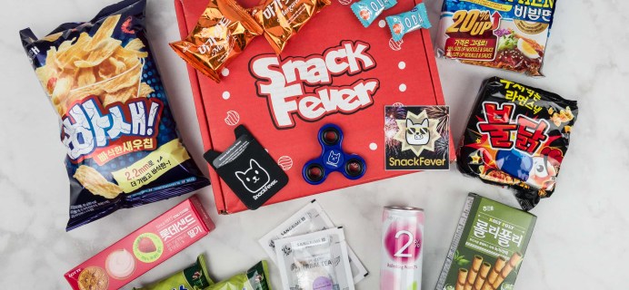 July 2017 Snack Fever Subscription Box Review + Coupon
