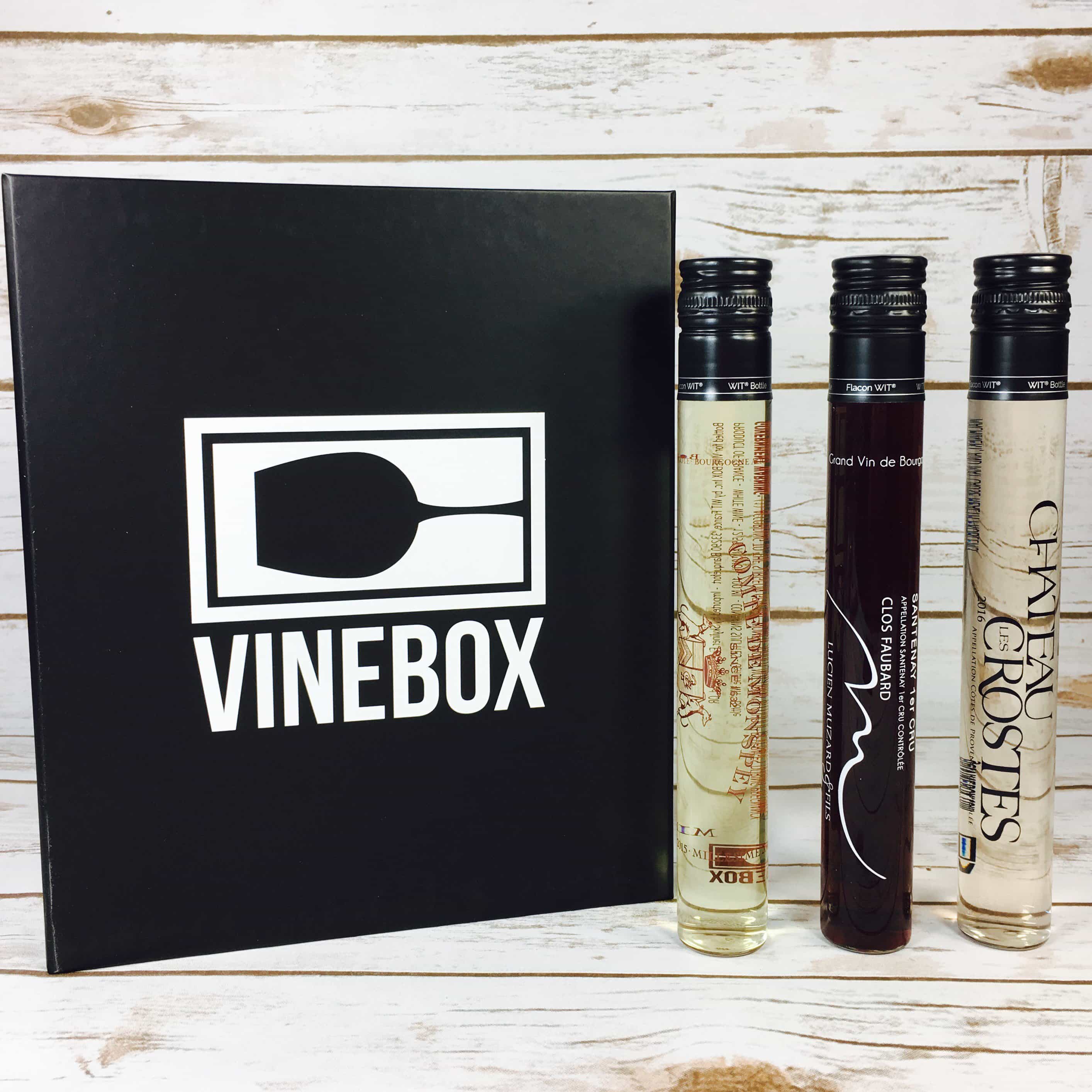 VINEBOX Subscription Box Review & Coupon - July 2017 - hello subscription