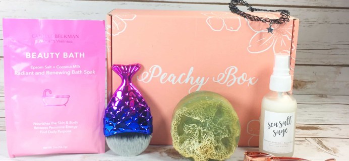 Peachy Box Subscription Box Review + Coupon – July 2017