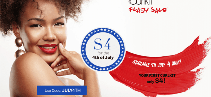CurlKit 4th of July Coupon: First Box $4!! Extended!